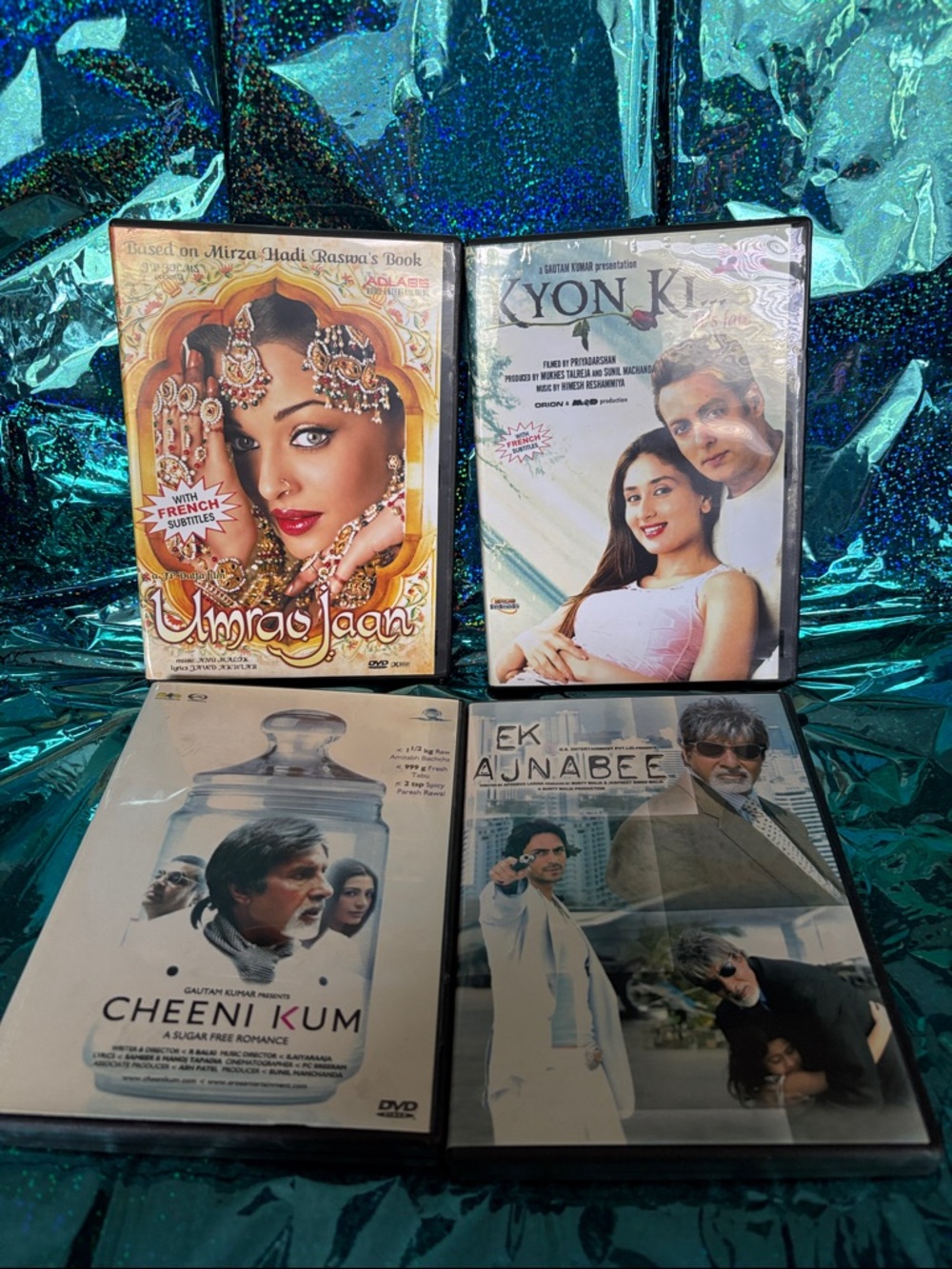 Bollywood DVD Lot - Colorful Covers (Multicolor)